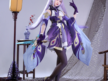Selling with online payment: Genshin Impact Keqing Dokidoki SR Cosplay Hoyoverse