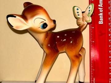 Selling with online payment: 80's Bambi Figurine