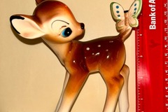 Selling with online payment: 80's Bambi Figurine