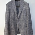 Selling with online payment: [EU][NO US TAX] NWT Lardini blue silk-linen summer jacket, 36R