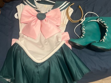 Selling with online payment: Sailor Jupiter Cosplay with shoes