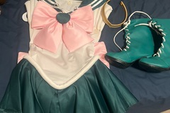 Selling with online payment: Sailor Jupiter Cosplay with shoes