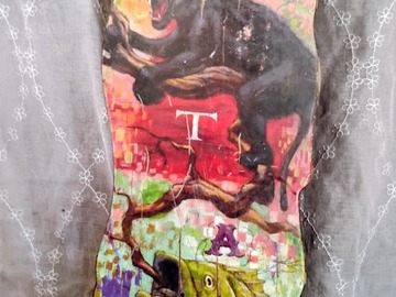 Selling with online payment: Designarium Natas Kaupas Panther Bass Skateboard