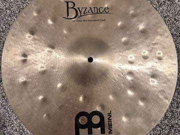 Selling with online payment: Meinl traditional Extra thin hammered Crash 20”& 18