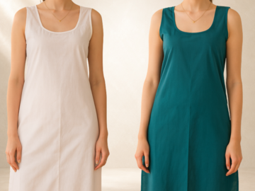 Bulk Lots: Premium Poly Cotton Short Inner Slip for Women | Kurtiverse 