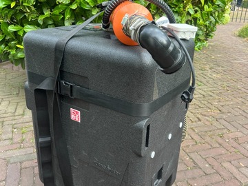 Gebruikte apparatuur: Cattani Turbo Smart Cube afzuigmotor