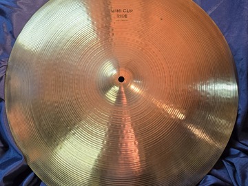 Selling with online payment: Zildjian 20" Mini Cup Ride Cymbal