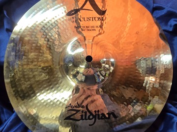 Selling with online payment: Zildjian 14" A Custom Hi-Hat Cymbal (Bottom) - Brilliant