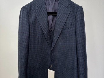 Selling with online payment: [EU][NO US TAX] NWT Suitsupply navy houndstooth jacket, size 38R