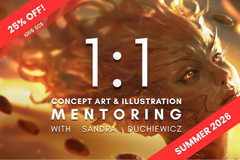 1 on 1 Mentoring: Concept Art & Illustration
