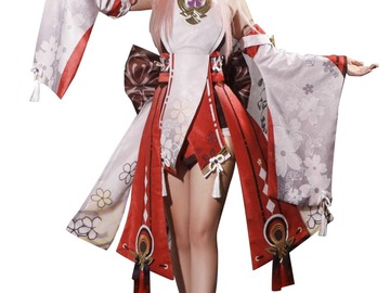 Selling with online payment: Mico costumes yae miko cosplay with wig, shoes and accessories 