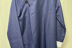 Selling with online payment: Men's Navy Blue Cheongsam