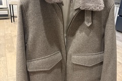 Selling with online payment: Grey wool bomber