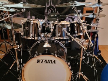 Selling with online payment: 7 piece Tama Superstar Classic drum set
