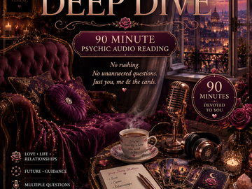 Selling: THE DEEP DIVE- SPECIAL 90 MINUTE AUDIO READING only 3 available
