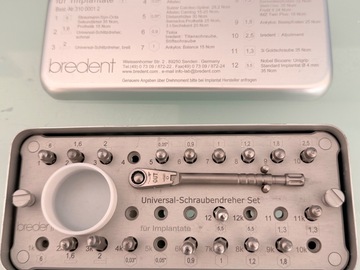 Nieuwe apparatuur: Bredent universeel implantaat Set €750