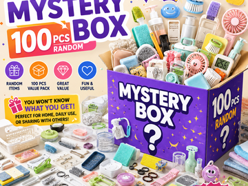 Bulk Lots: 100 Random Items Mystery Box – Huge Value Pack Worth