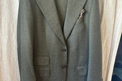 Selling with online payment: Green Havana Patch Wool Flannel VBC 38R