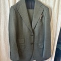 Selling with online payment: Green Havana Patch Wool Flannel VBC 38R