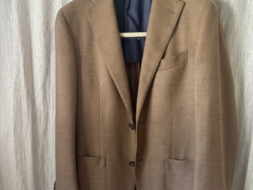 Selling with online payment: Gold Havana Patch 38R Angelico Blazer