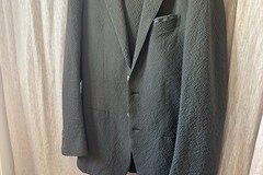 Selling with online payment: 38R Green Cotton Textured Havana by Subalpino