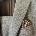 Selling with online payment: 38R Havana Patch Brown Tweed by Angelico