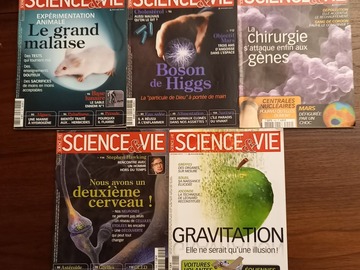 Vente: LOT DE 5 MAGAZINES SCIENCES ET VIE