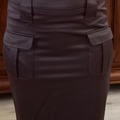 Vente: JUPE MARRON TAILLE 40