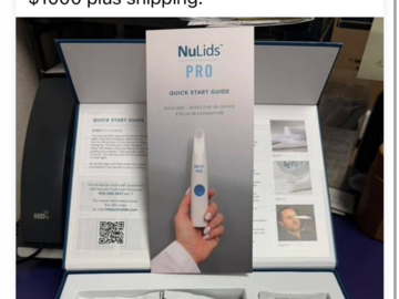 Selling with online payment: NuLids Pro device plus treatment supplies