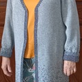 Vente: VESTE GRISE PAILLETEE TAILLE XL