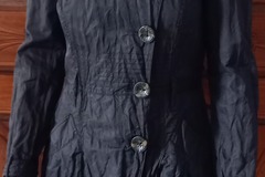 Vente: IMPER NOIR FRIPE - TAILLE 36