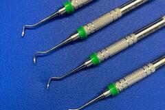 Gebruikte apparatuur: Mr Dental | Dentor Explorer Set 4-delig | tandarts