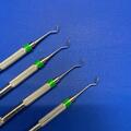 Gebruikte apparatuur: Mr Dental | Dentor Explorer Set 4-delig geel | tandarts