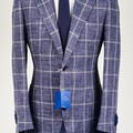 Selling with online payment: [EU][NO US TAX] NWT Suitsupply blue windowpane Jort jacket, 38R