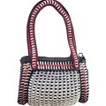 Vente au détail: SAC CAPSULES "GINA" Beige/Noir/Cerise