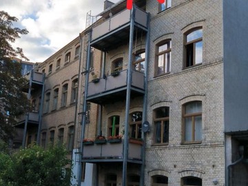 Tauschobjekt: Halle/Saale Zentrum ETW zentral 2 ZKB Balkon EBK Kellerabteil 
