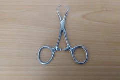 Gebruikte apparatuur: Carl Martin doekklem Backhaus 1815, 9 cm