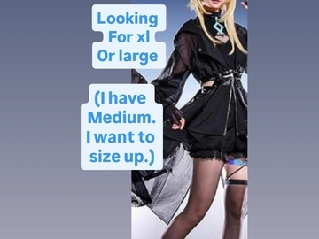 In Search Of: Dark lumine large or xl trade