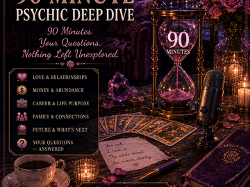 Selling: URGENT 90 MINUTE DEEP DIVE SESSION ON ANY TOPIC