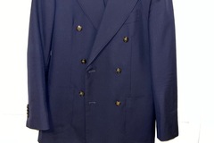 Selling with online payment: 36R Navy Blue Double Breasted Suit 
