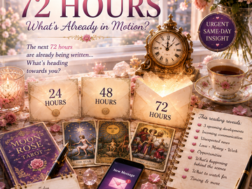 Selling: THE NEXT 72 HOURS- SAME DAY READING