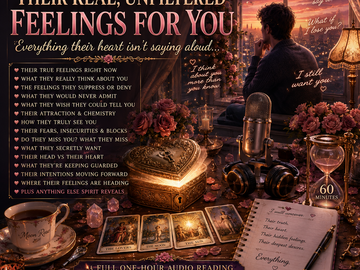 Selling: THEIR REAL UNFILTERED FEELINGS FOR YOU- URGENT 1 HOUR AUDIO 