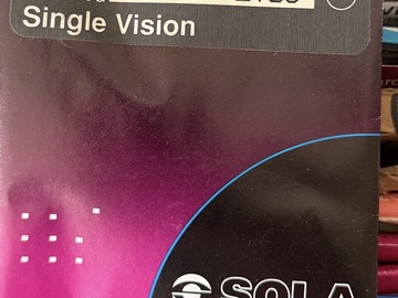 Selling with online payment: Sola Optical Uncut Single Vision Ophthalmic Lenses Misc Powers Ap
