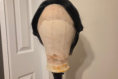 Selling with online payment: WigIsFashion Black to White ombre lacefront