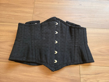 Selling with online payment: Black Corset Story underbust corset