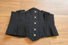 Selling with online payment: Black Corset Story underbust corset