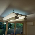 Gebruikte apparatuur: Design plafondlamp met helder zacht daglicht .