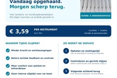 Service aanbod: 3,59€/st Slijpservice Antwerpen Waasland 