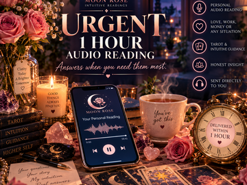 Selling:    URGENT 1 HOUR AUDIO READING   