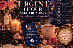 Selling:    URGENT 1 HOUR AUDIO READING   